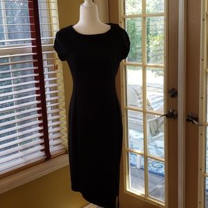 Cato EUC Black asymmetrical bodycon dress